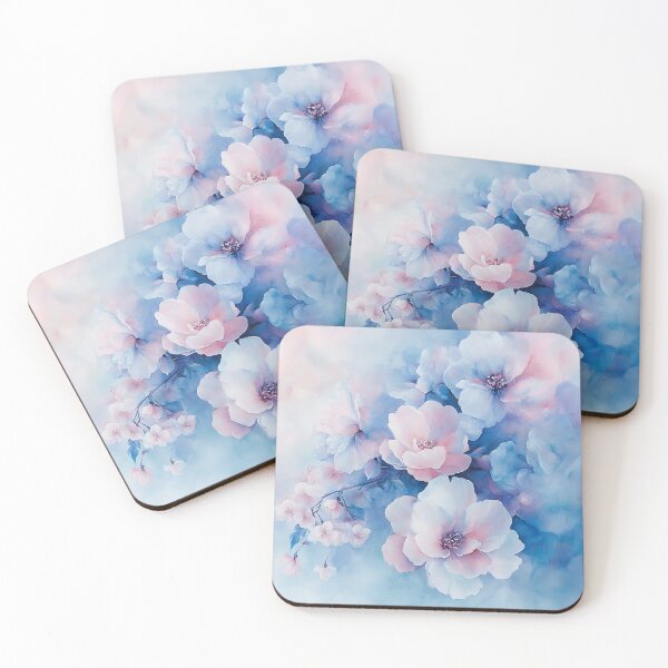 Item preview, Whispering Petals – Pastel Floral Painting in Dreamlight designed and sold by annnnna082983.