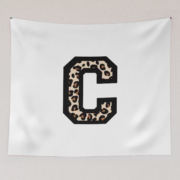 Item preview, Letter C leopard print designed and sold by rosipos.