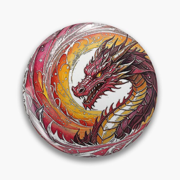 Item preview, Fiery Red Dragon Emblem  designed and sold by TriForceDesign.