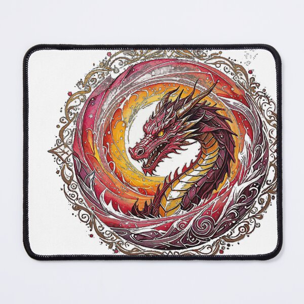 Item preview, Fiery Red Dragon Emblem  designed and sold by TriForceDesign.