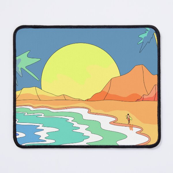 Artikelvorschau, Palmenstrand entworfen und verkauft von Swadeillustrations.