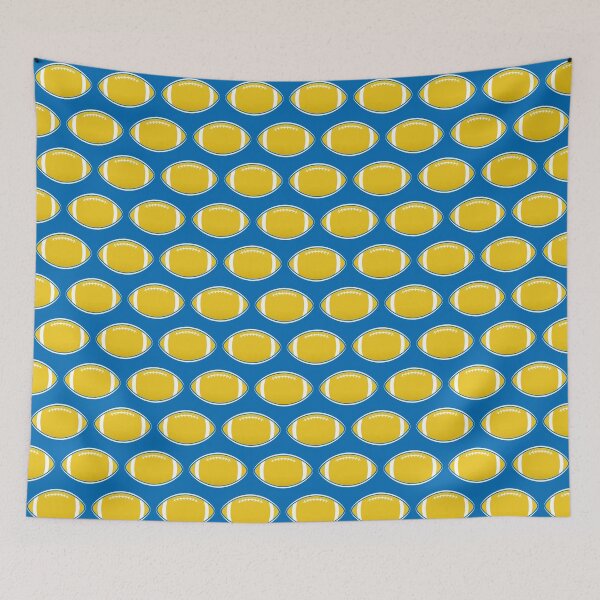 Item preview, Football Stripe (Blue and yellow gold) designed and sold by robyriker.