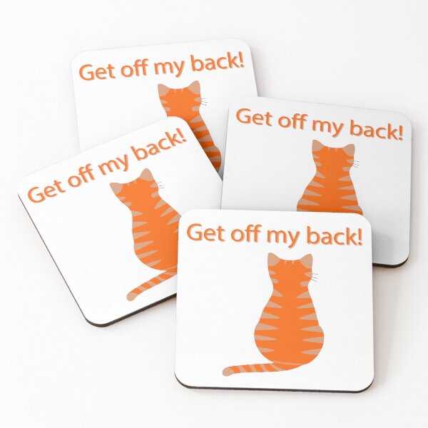 Item preview, Cat. Get off my back designed and sold by ZorianArt.