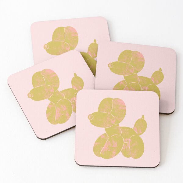 Item preview, Cute Light Green and Pink Balloon Dog designed and sold by Yulia Saraswati.