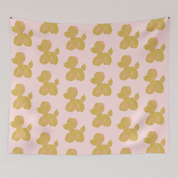 Item preview, Cute Light Green and Pink Balloon Dog designed and sold by Yulia Saraswati.