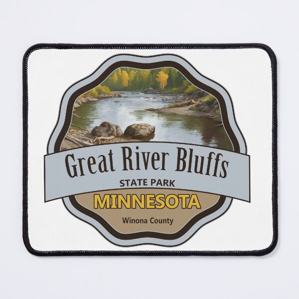Item preview, Great River Bluffs State Park, Winona County, Minnesota designed and sold by Wanderful-roads.