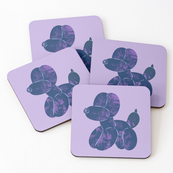 Item preview, Cute Navy Blue and Purple Balloon Dog designed and sold by Yulia Saraswati.