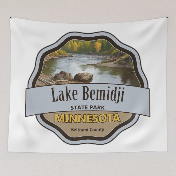 Item preview, Lake Bemidji State Park, Beltrami County, Minnesota designed and sold by Wanderful-roads.