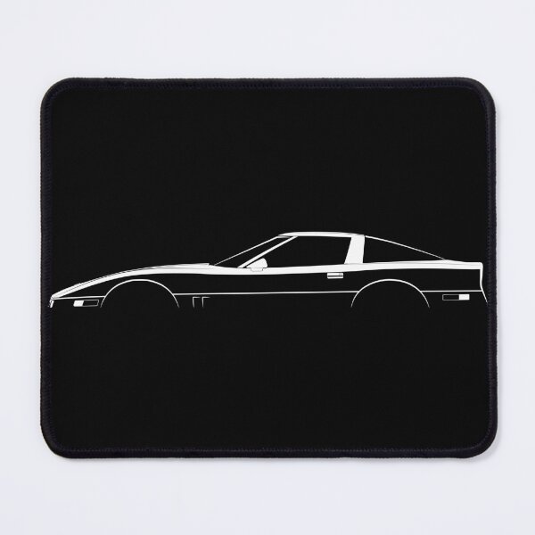 Item preview, Corvette C4 (White) designed and sold by Car Silhouettes.