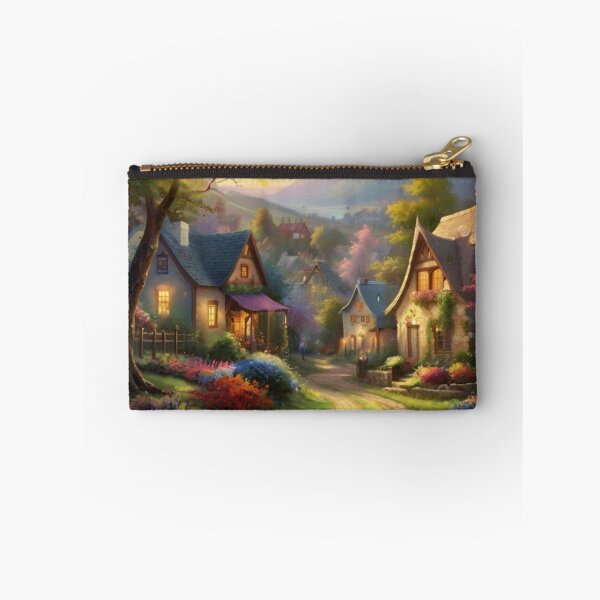 Item preview, Sunlight and Blossoms on the Village Street designed and sold by BlareBlare.