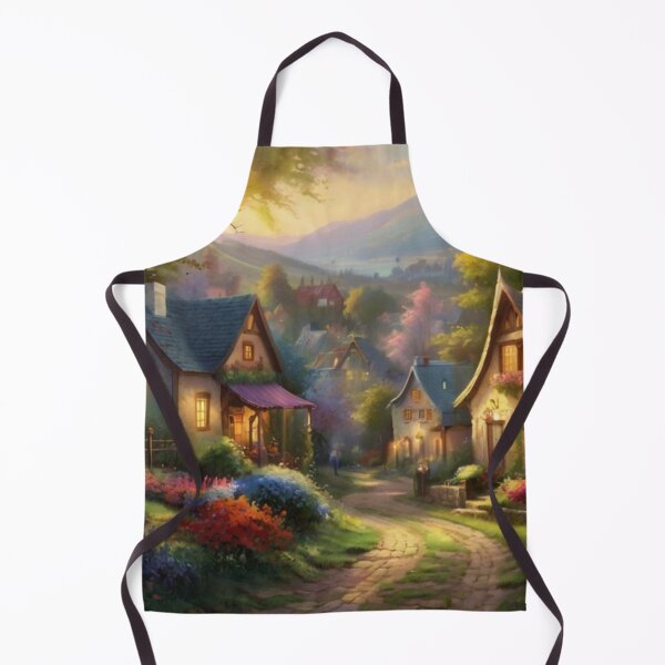 Item preview, Sunlight and Blossoms on the Village Street designed and sold by BlareBlare.