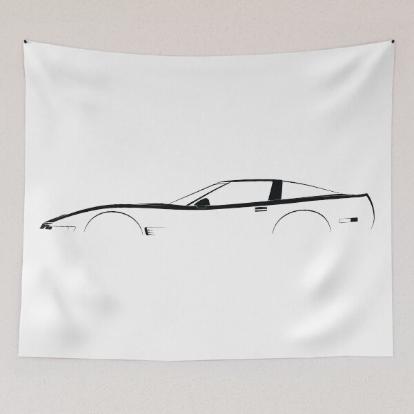Item preview, Corvette C4 - 1991 designed and sold by Car Silhouettes.