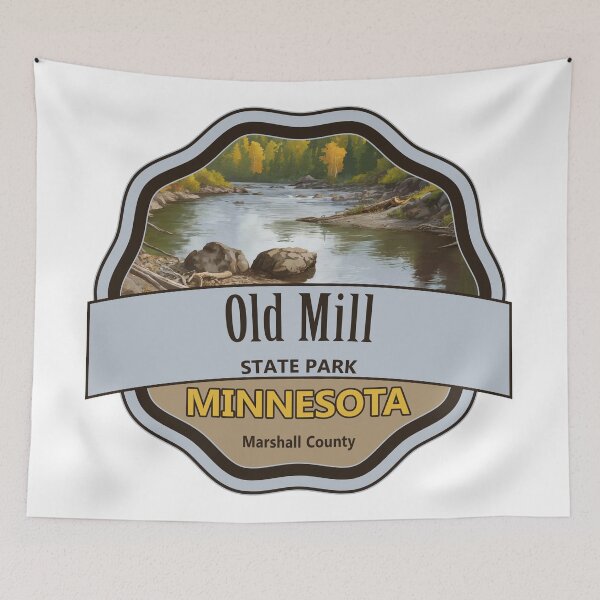 Item preview, Old Mill State Park, Marshall County, Minnesota designed and sold by Wanderful-roads.