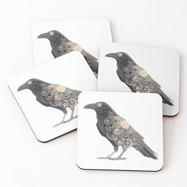 Item preview, Gearfeather Raven designed and sold by IssaraStudio.