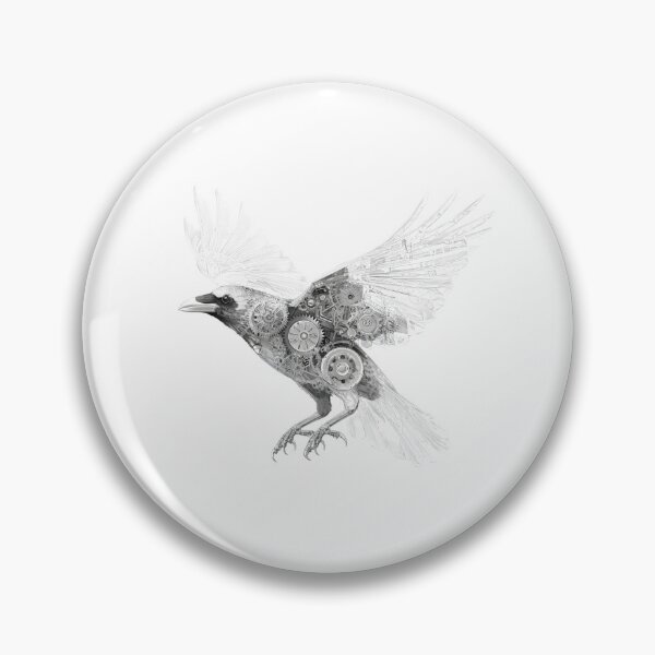 Item preview, Cyber Goth Crow designed and sold by IssaraStudio.
