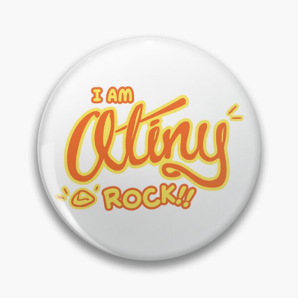 Item preview, ATINY Rock - Subtle ATEEZ Fan Humor Dad Joke (Orange) designed and sold by emcakepop.