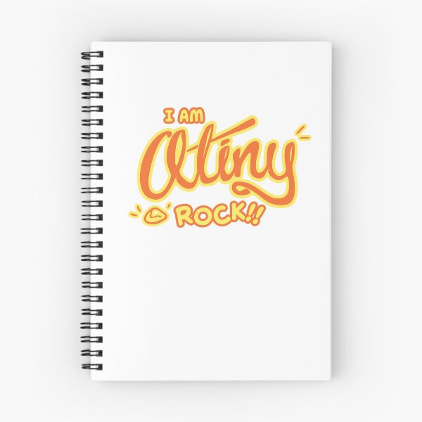 Item preview, ATINY Rock - Subtle ATEEZ Fan Humor Dad Joke (Orange) designed and sold by emcakepop.