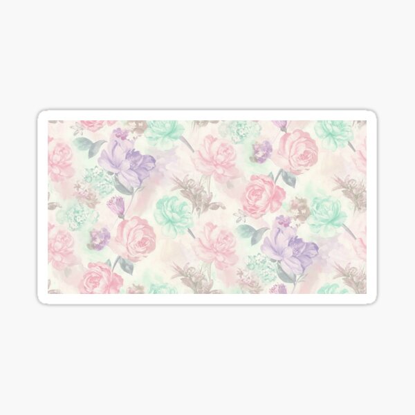 Item preview, Pastel Watercolor Floral Pattern – Soft Romantic Garden designed and sold by annnnna082983.