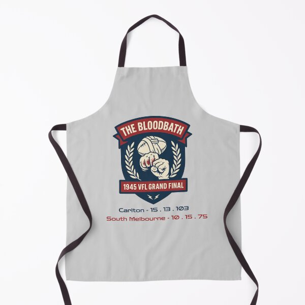 Item preview, 1945 VFL Grand Final Tribute – The Bloodbath Crest Tee designed and sold by SMB Dept..