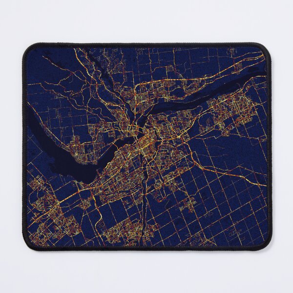 Item preview, Ottawa, Canada Map - City At Night designed and sold by deMAP.