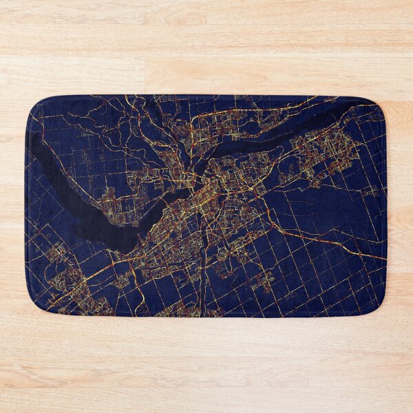 Item preview, Ottawa, Canada Map - City At Night designed and sold by deMAP.