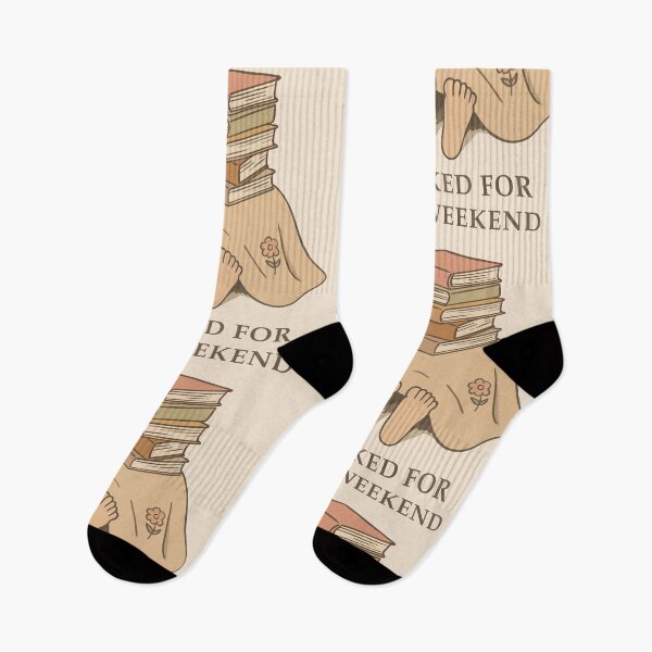 Item preview, Booked for the Weekend – Cozy Bookworm Vibes designed and sold by BeetleDots.