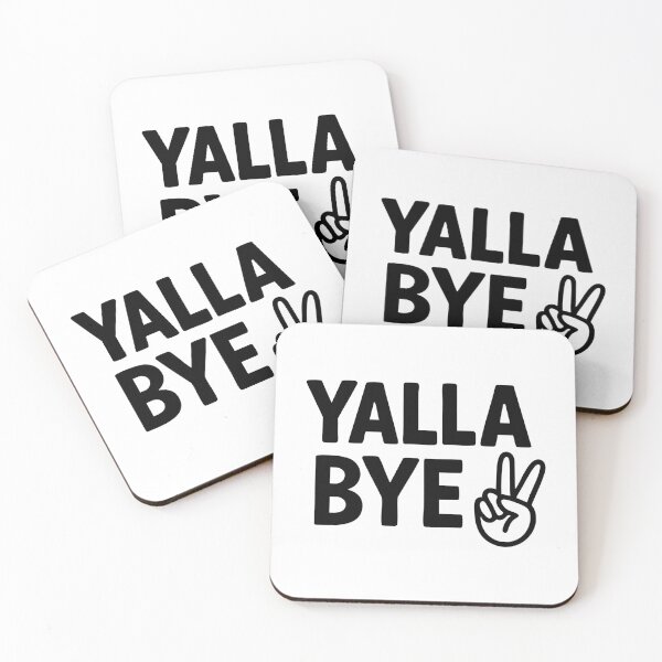 Item preview, Yalla Bye – يلا باي | Funny Arabic Quote Design designed and sold by Jo-Print.