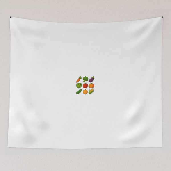 Item preview, Collection of colorful vegetable illustrations in cartoon style designed and sold by unique_print_vibes.
