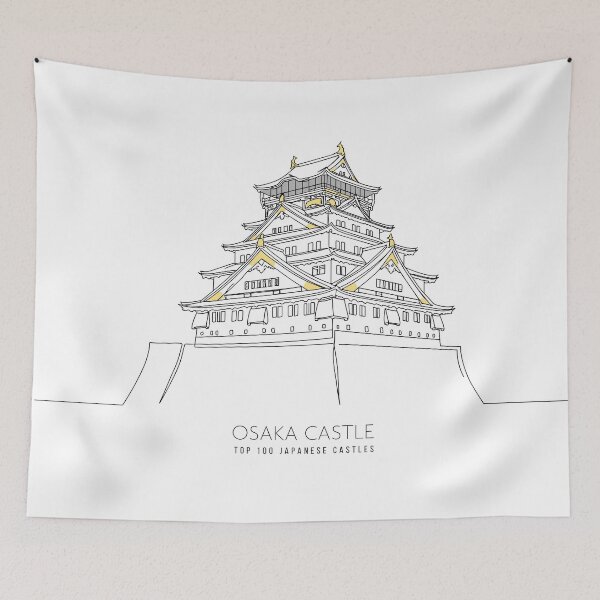 Item preview, OSAKA CASTLE - Top 100 Japanese Castles designed and sold by store-wasabi.