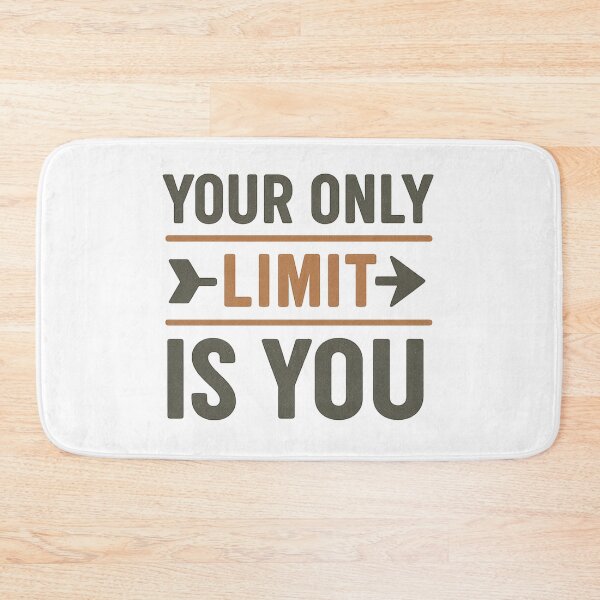 Item preview, Your Only Limit Is You | Powerful Self-Growth Quote Shirt designed and sold by Just You Tee | Say It Loud, Wear It Proud.