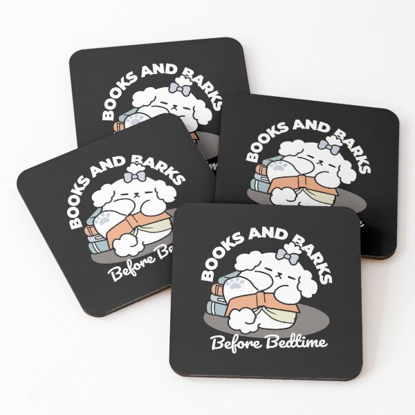 Item preview, Books and Barks – Cute Sleepy Dog Reading Design designed and sold by Trio-in-Forest.