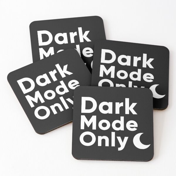 Item preview, Dark Mode Lifestyle Statement Shirt designed and sold by Code  Monkeys.