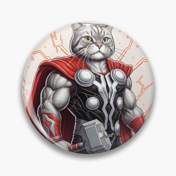 Item preview, Thunder god cat designed and sold by Artillenium.