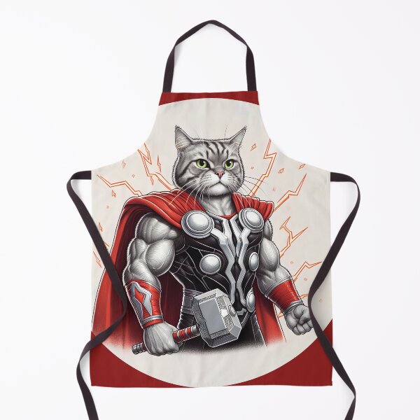 Item preview, Thunder god cat designed and sold by Artillenium.