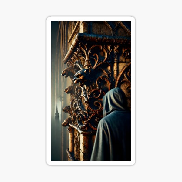 Item preview, Gothic gargoyle shadows designed and sold by Sistem Admin - Barbara.