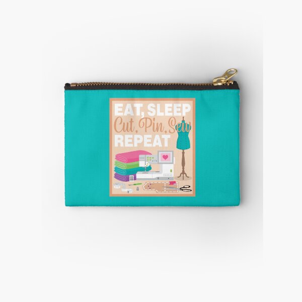 Item preview, Eat Sleep Repeat Dressmaking - Embroidery Machine - MULTI COLORS designed and sold by StellarFX.