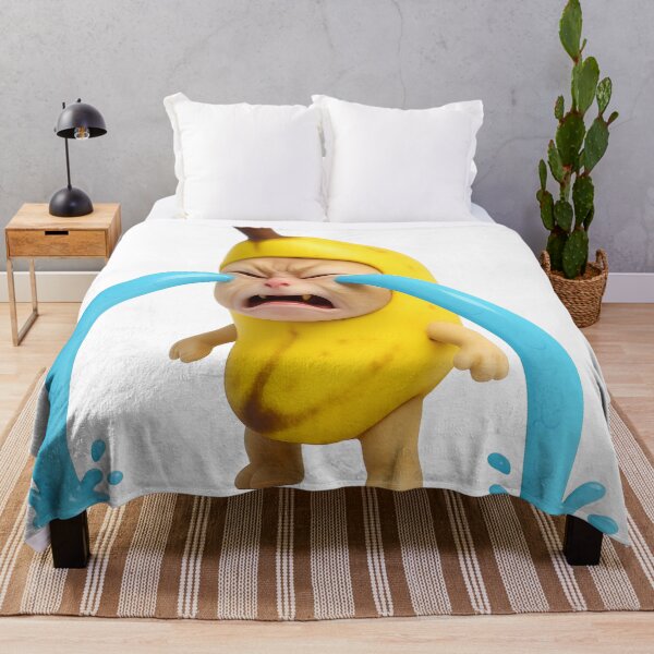 Item preview, 3d cry banana cat happy happy happy cat meme designed and sold by AnimateSpring.
