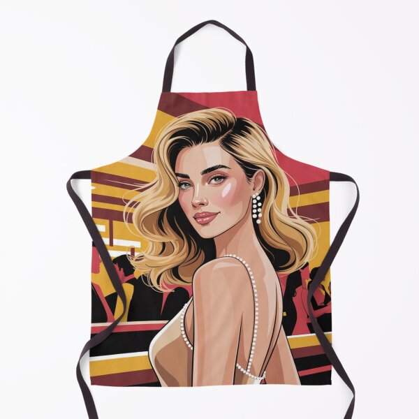 Item preview, Vibrant Nightclub Blonde Woman Vector Art Print designed and sold by Dew's.