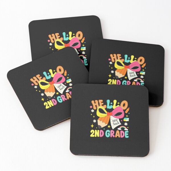 Item preview, Hello 2nd Grade We Back To School Teacher Girl Coquette Bow designed and sold by facegm.