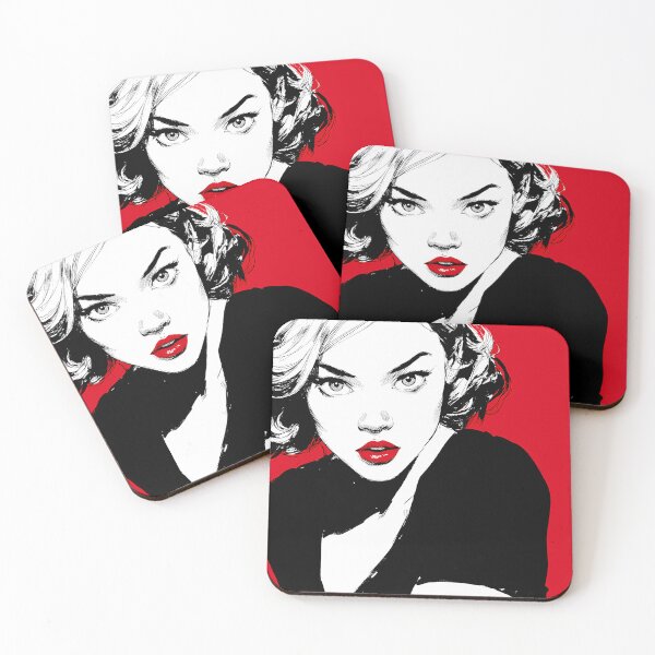 Item preview, Red Gaze and Wavy Hair designed and sold by daila70.