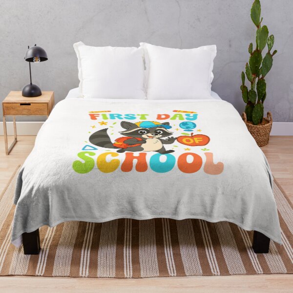 Item preview, Raccoon Happy First Day Of School Kids Boy Back To School designed and sold by facegm.