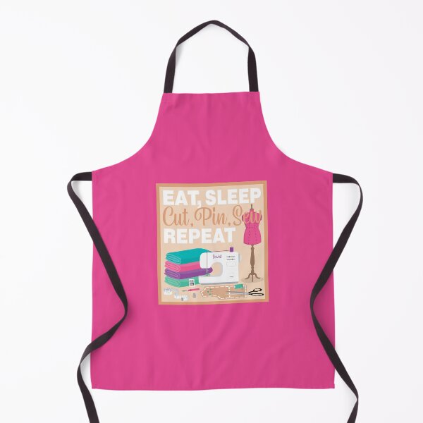 Item preview, Eat Sleep Repeat Dressmaking - New Machine - MULTI COLORS designed and sold by StellarFX.
