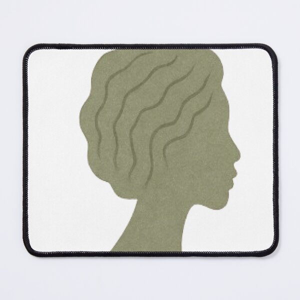 Item preview, Afro Silhouette – Minimalist Art in Soft Summer Tones designed and sold by MikokoDesigns.