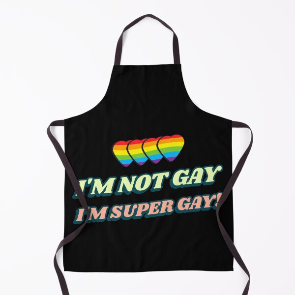 Artikelvorschau, Ich bin nicht schwul, ich bin super schwul, lustig, LGBTQ+ entworfen und verkauft von Harmonick-Tees.