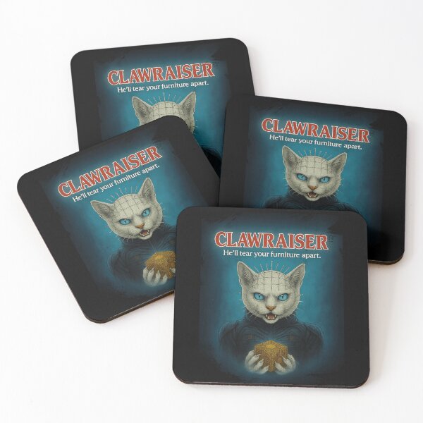 Item preview, CLAWRAISER - Vintage Cat Horror Movie designed and sold by Oh, the HORROR!.