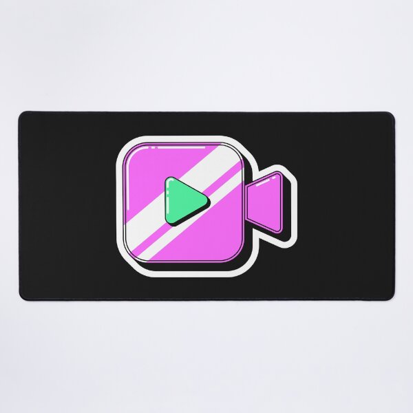 Item preview, Glossy magenta video camera illustration, pop art designed and sold by artskill2k17.