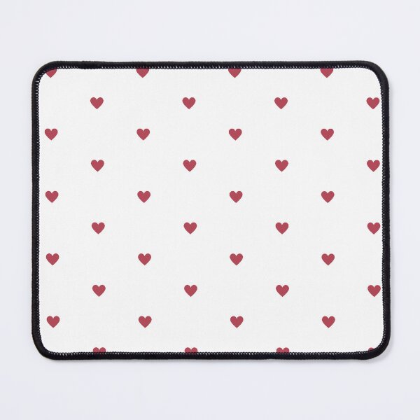 Item preview, ‘Red Heart’ Pattern on a White Background designed and sold by AVBDesigns20.