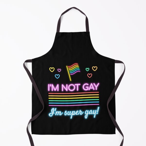 Artikelvorschau, Ich bin nicht schwul, ich bin super schwul, lustig, LGBTQ+ entworfen und verkauft von Harmonick-Tees.
