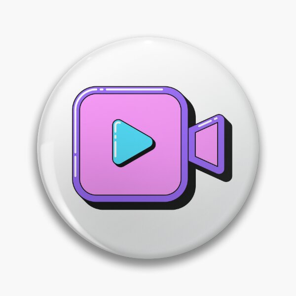 Item preview, Purple video camera illustration, pop art designed and sold by artskill2k17.