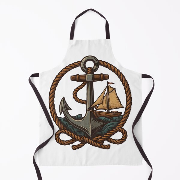 Artikelvorschau, Vintage nautische Emblem entworfen und verkauft von NautilusPrint.